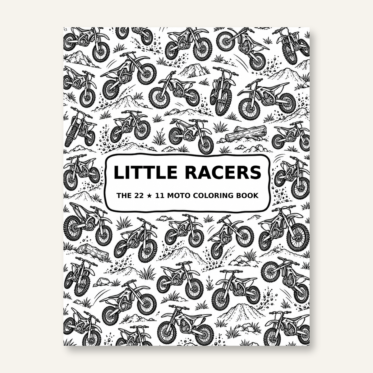 LITTLE RACERS — The 22★11 Moto Coloring Book 🏁